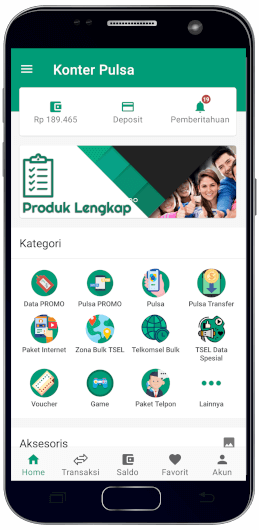 aplikasi konter pulsa versi 1